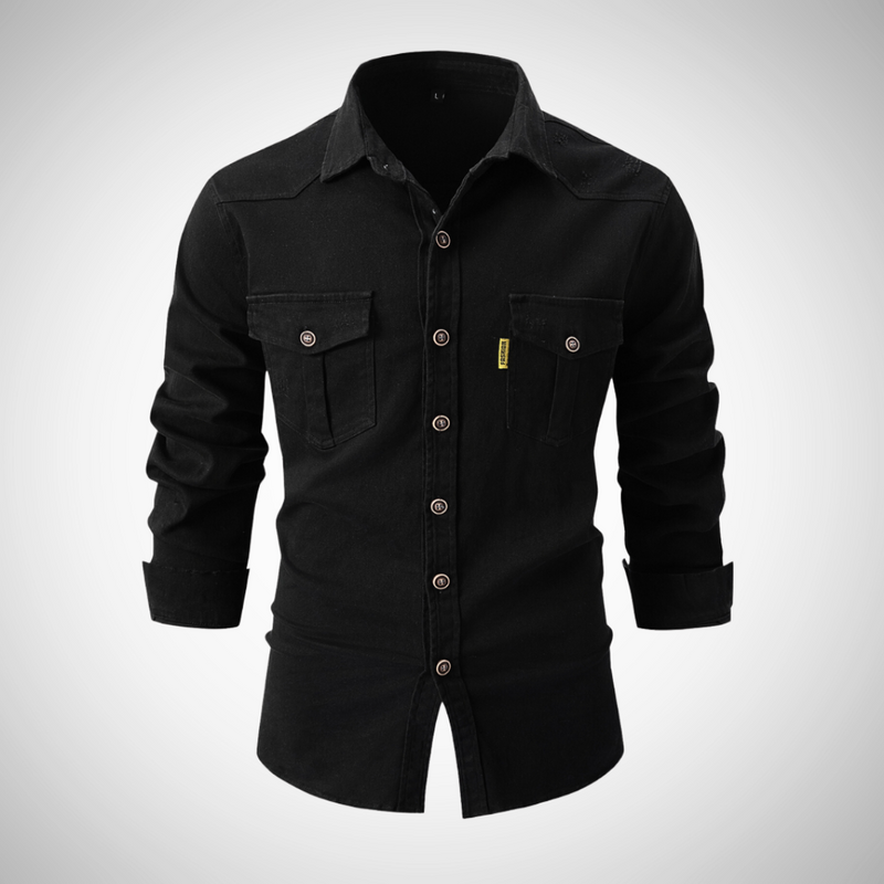 Lucas - Long Sleeve Polo - Leisure - High Quality Modern Style - Perfect for Casual Days for Men