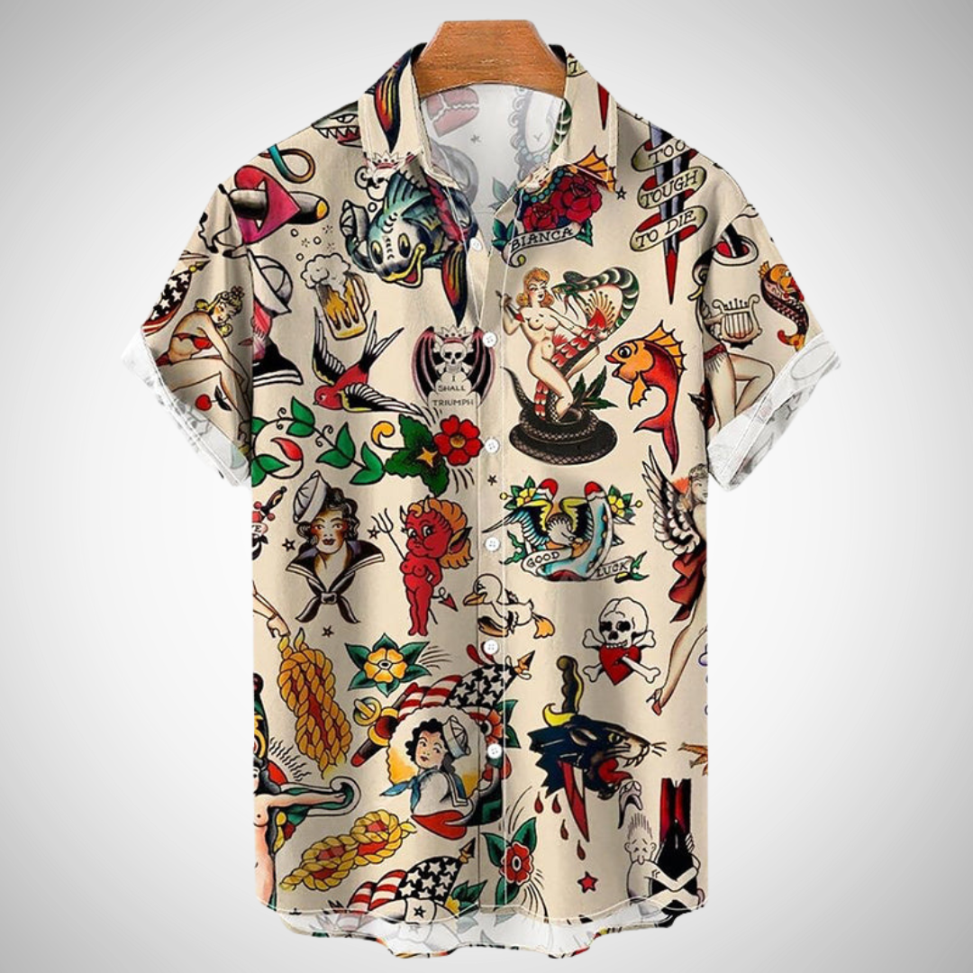 Ezio Sailor Summer Shirt for Men