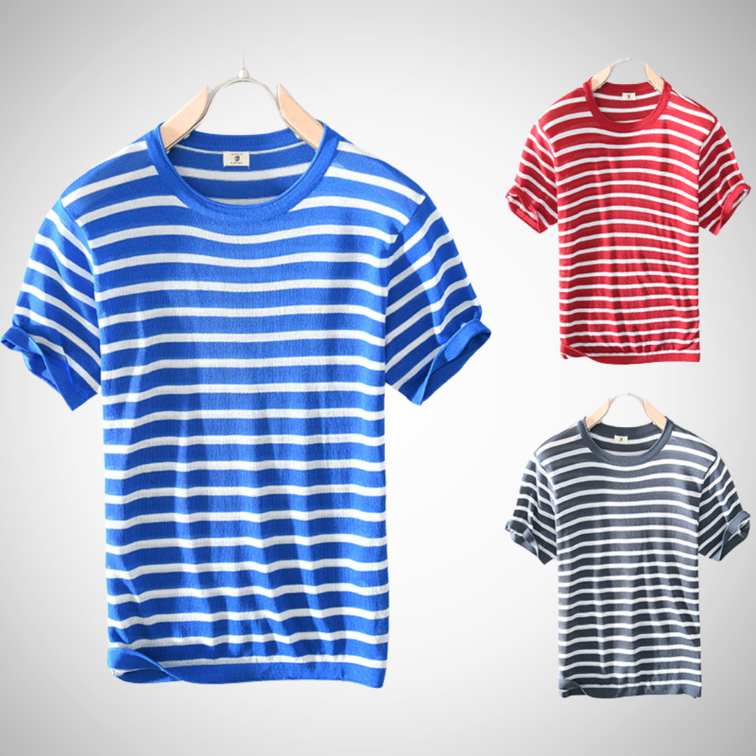 Vasilis Washington Striped Premium T-Shirt for Men