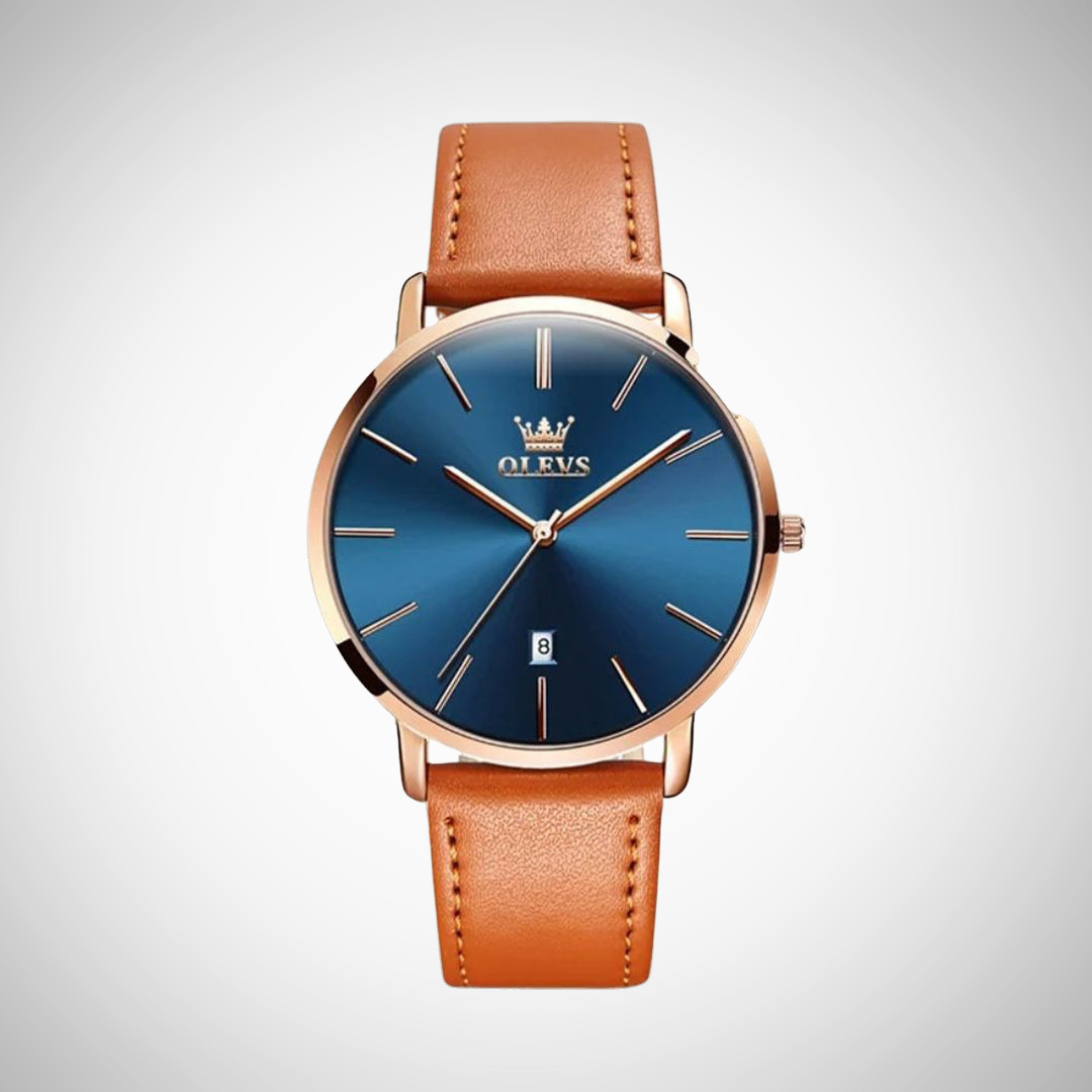Roger Ultra Thin Minimalist Wrist Watch for Men