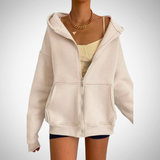 Eszter Oversized Zip-Up Hoodie for Women