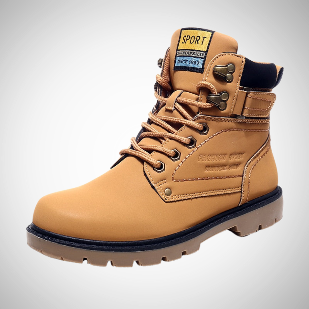 Bottes à lacets en daim Christoph pour homme