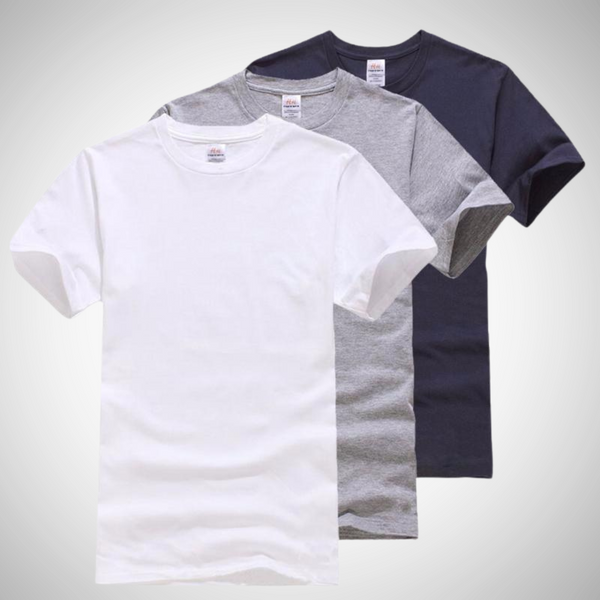 Darren Solid Cotton Classical Men T Shirts