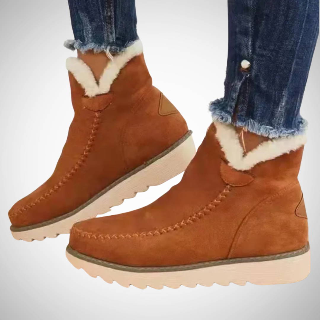 Bottines plates décontractées en daim Sheena pour femmes