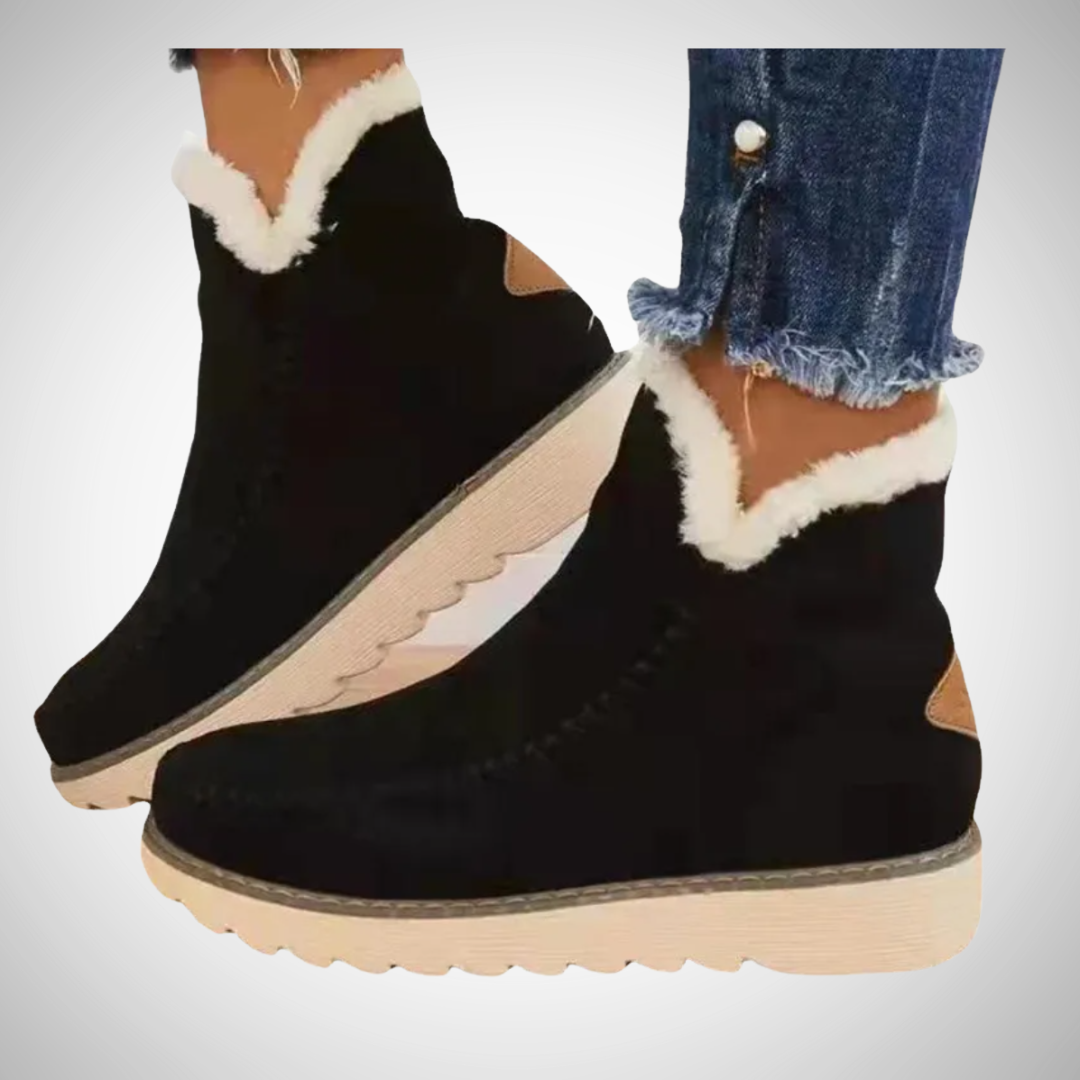 Bottines plates décontractées en daim Sheena pour femmes