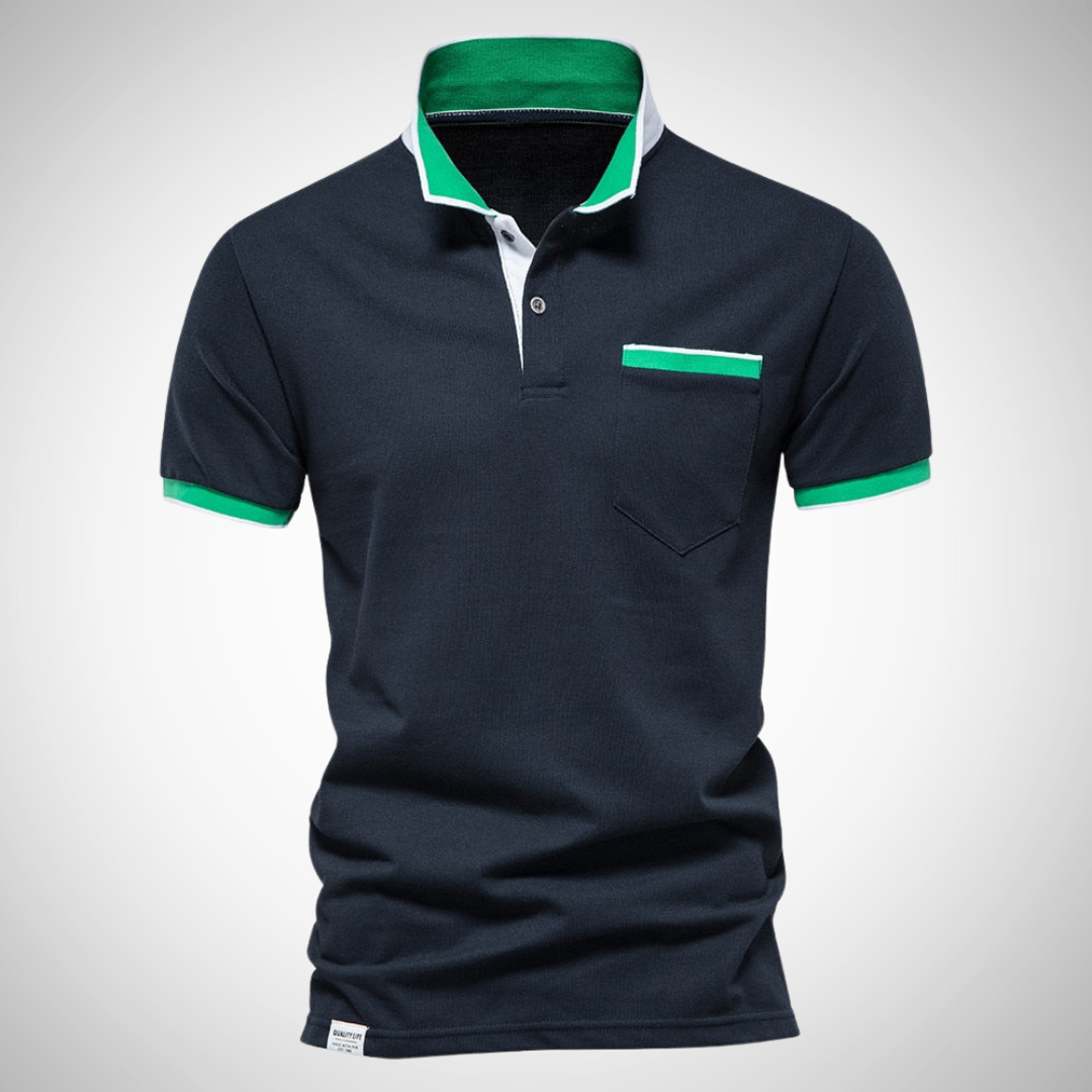 Rafael Brand Summer Cotton Casual Polo Shirt for Men