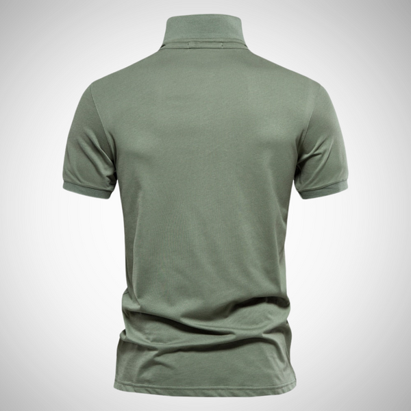 Ulises Mens Embroidered Polo Shirt