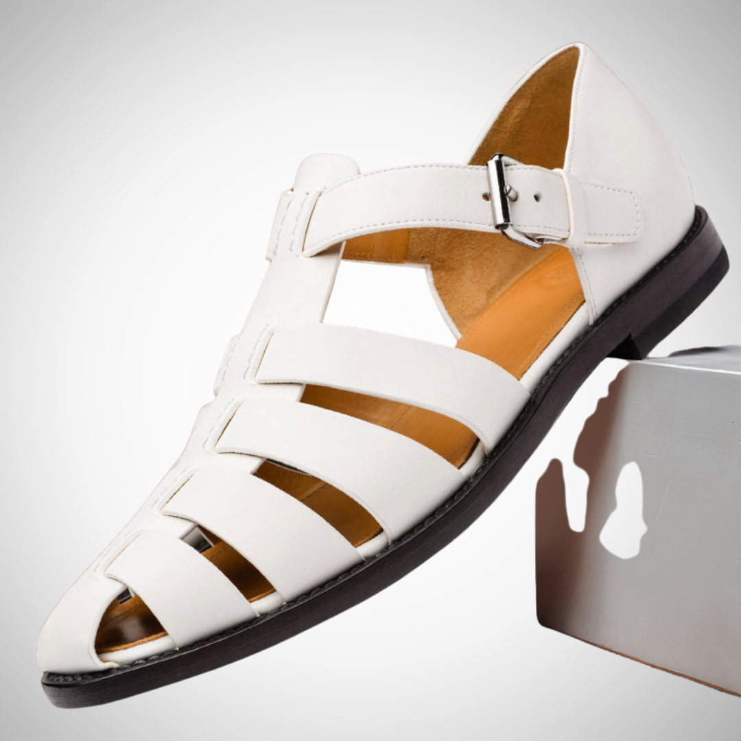 Sandales de pêcheur en cuir Arvin pour homme, collection printemps-été