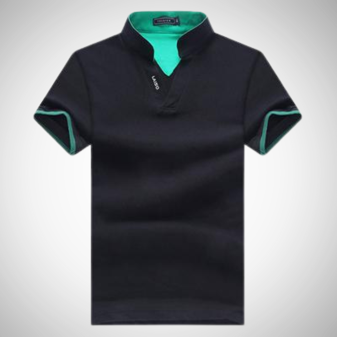 Polo d'été à manches courtes et col rabattu Cezar pour homme