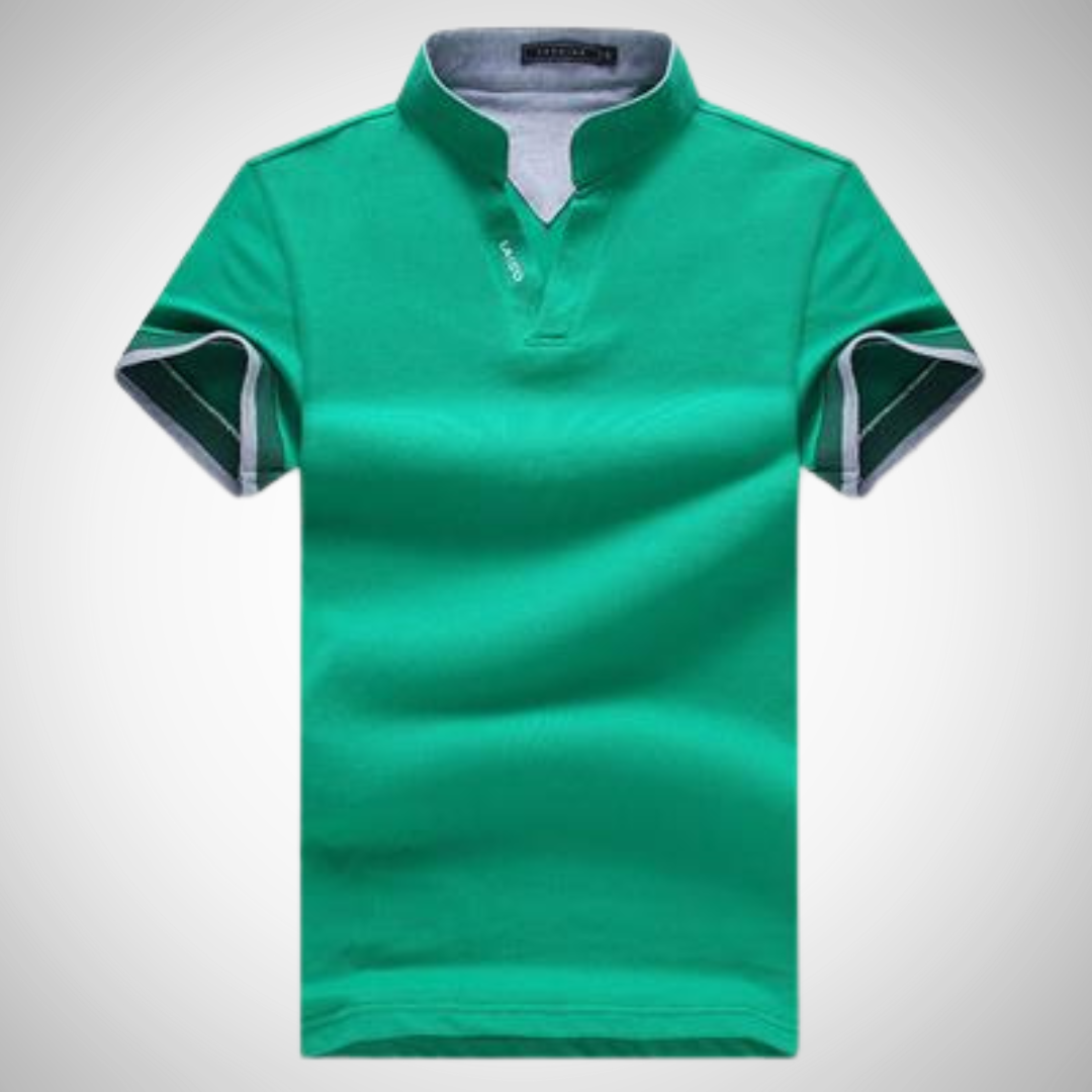 Polo d'été à manches courtes et col rabattu Cezar pour homme