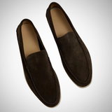 Elias Suede Men's Dress Loafers - Premium Designer Slip-Ons