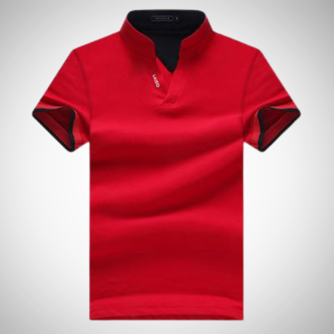 Polo d'été à manches courtes et col rabattu Cezar pour homme