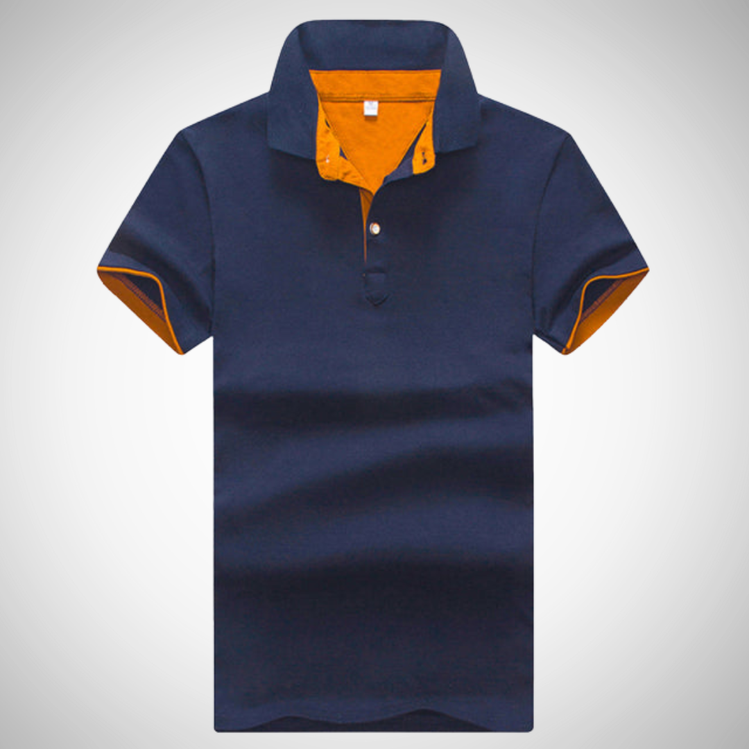 David Business Casual Cotton Polo Shirt for Men