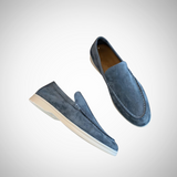 Elias Suede Men's Dress Loafers - Premium Designer Slip-Ons
