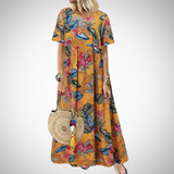 Evelina Boho Maxi Dress