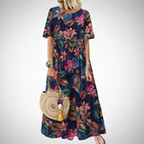 Evelina Boho Maxi Dress