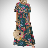Evelina Boho Maxi Dress