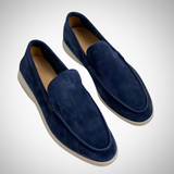 Elias Suede Men's Dress Loafers - Premium Designer Slip-Ons