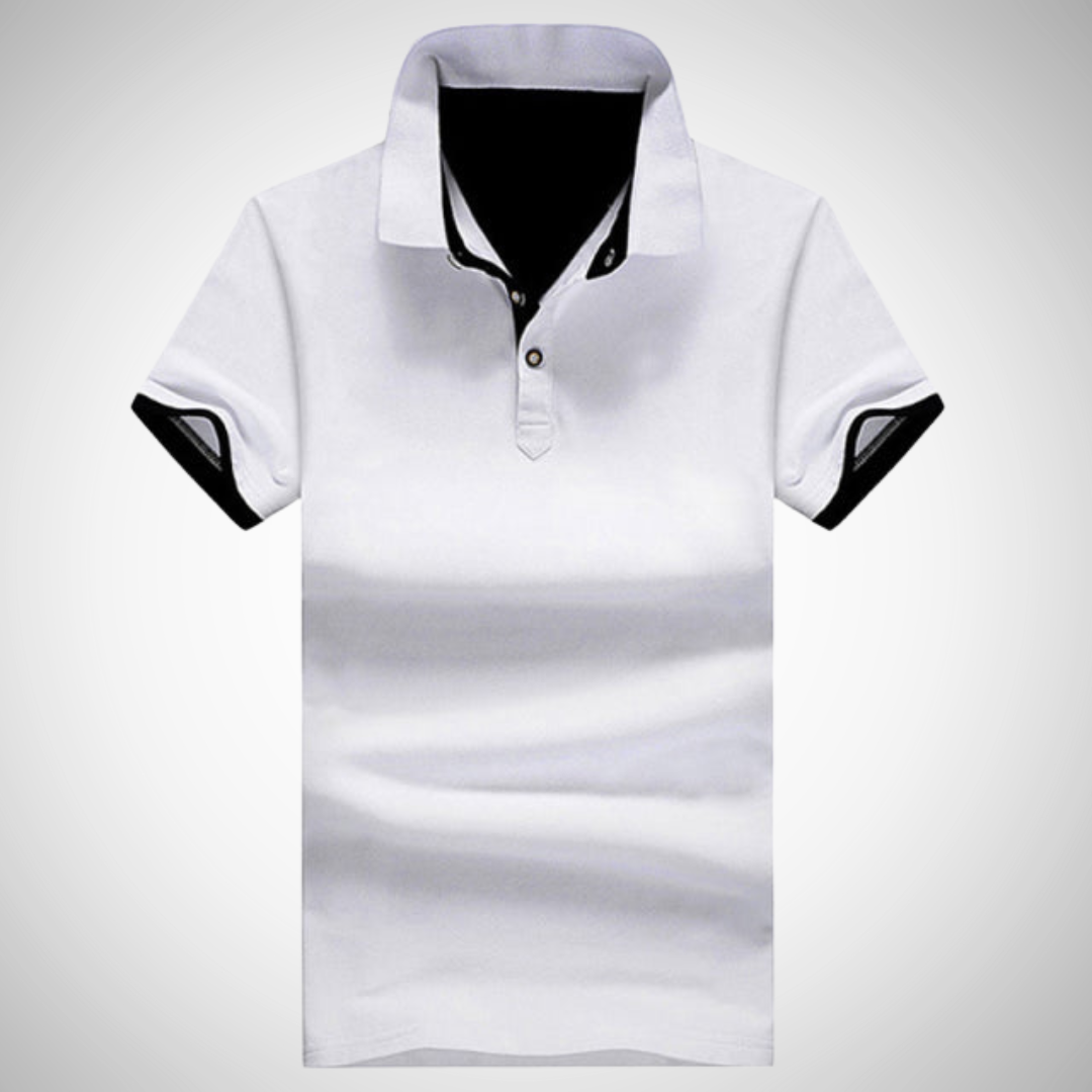 David Business Casual Cotton Polo Shirt for Men
