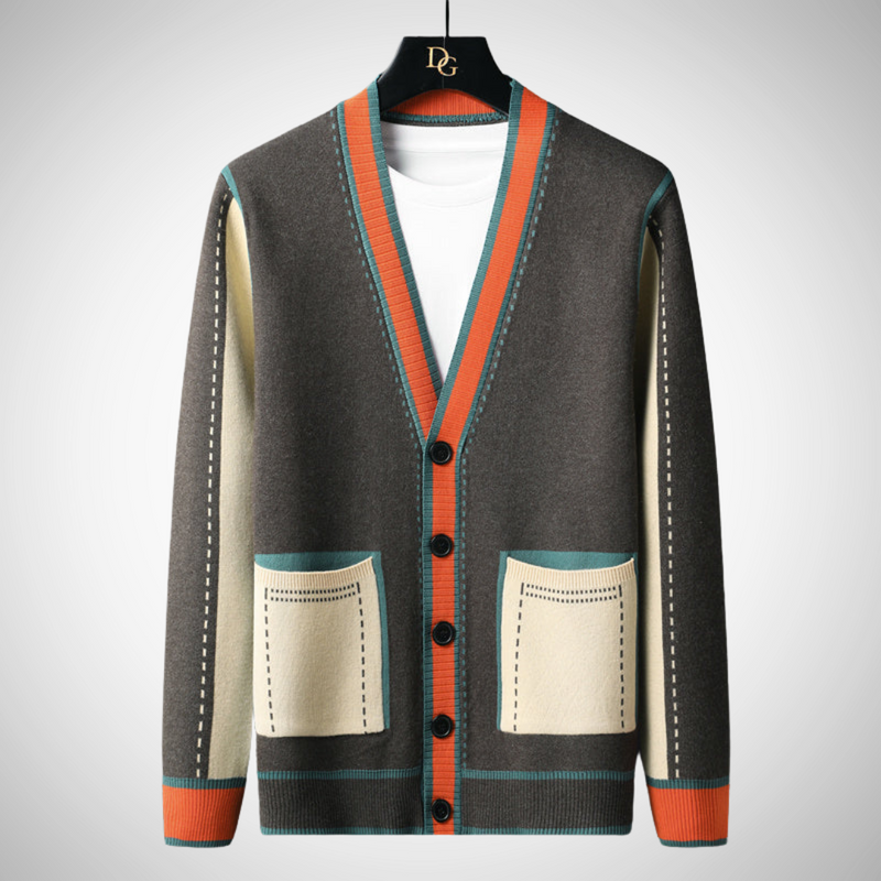 Lucas Soft Knit Cardigan for Men