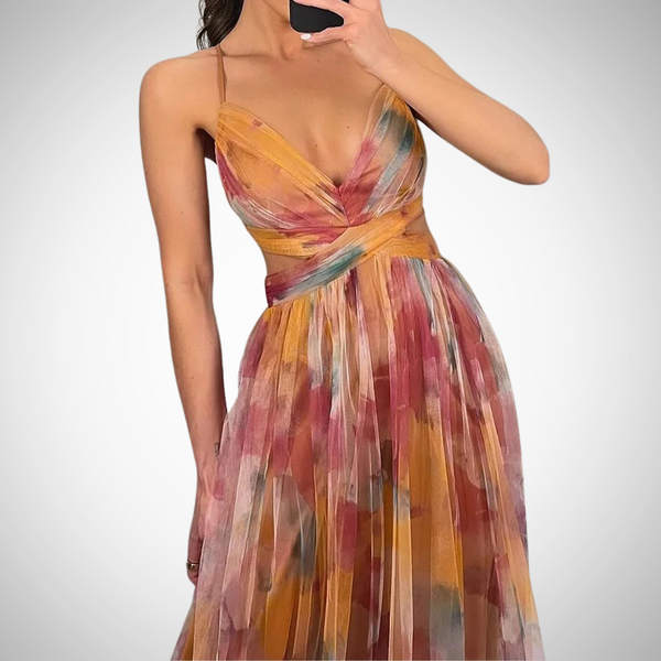 Parvati Halter Print Dress for Women