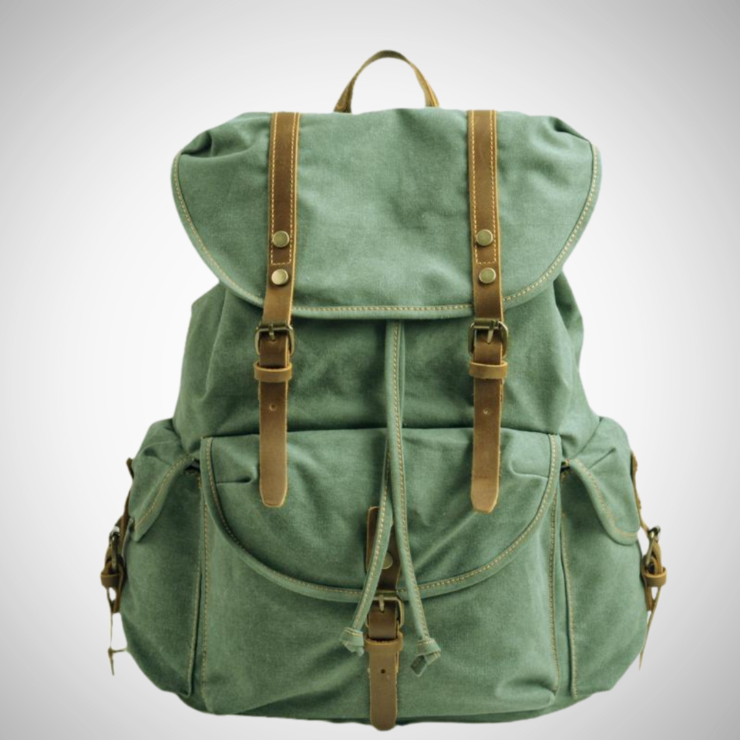 Izidor Retro Canvas Backpack for Men