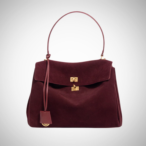 Karen Suede Shoulder Bag