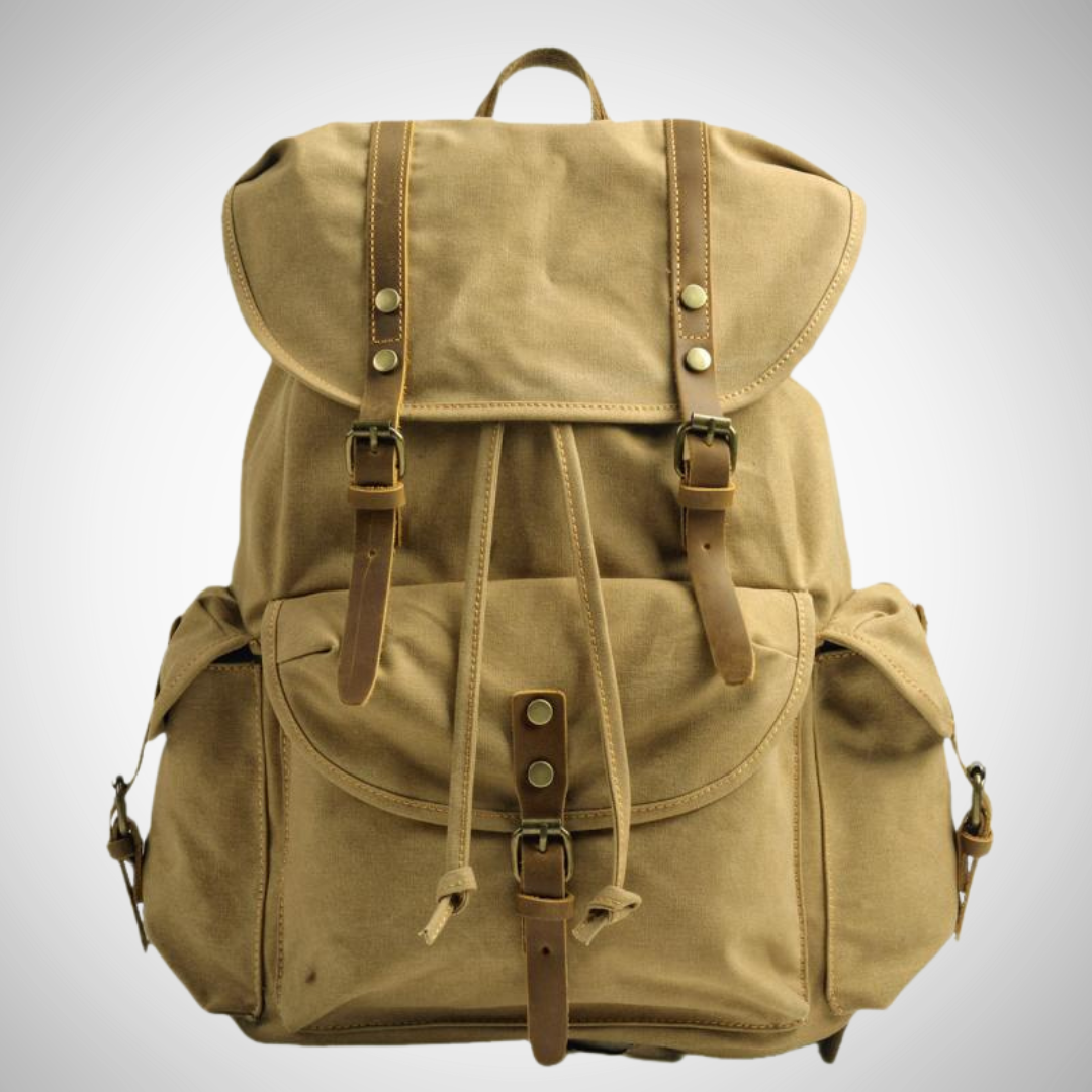 Izidor Retro Canvas Backpack for Men