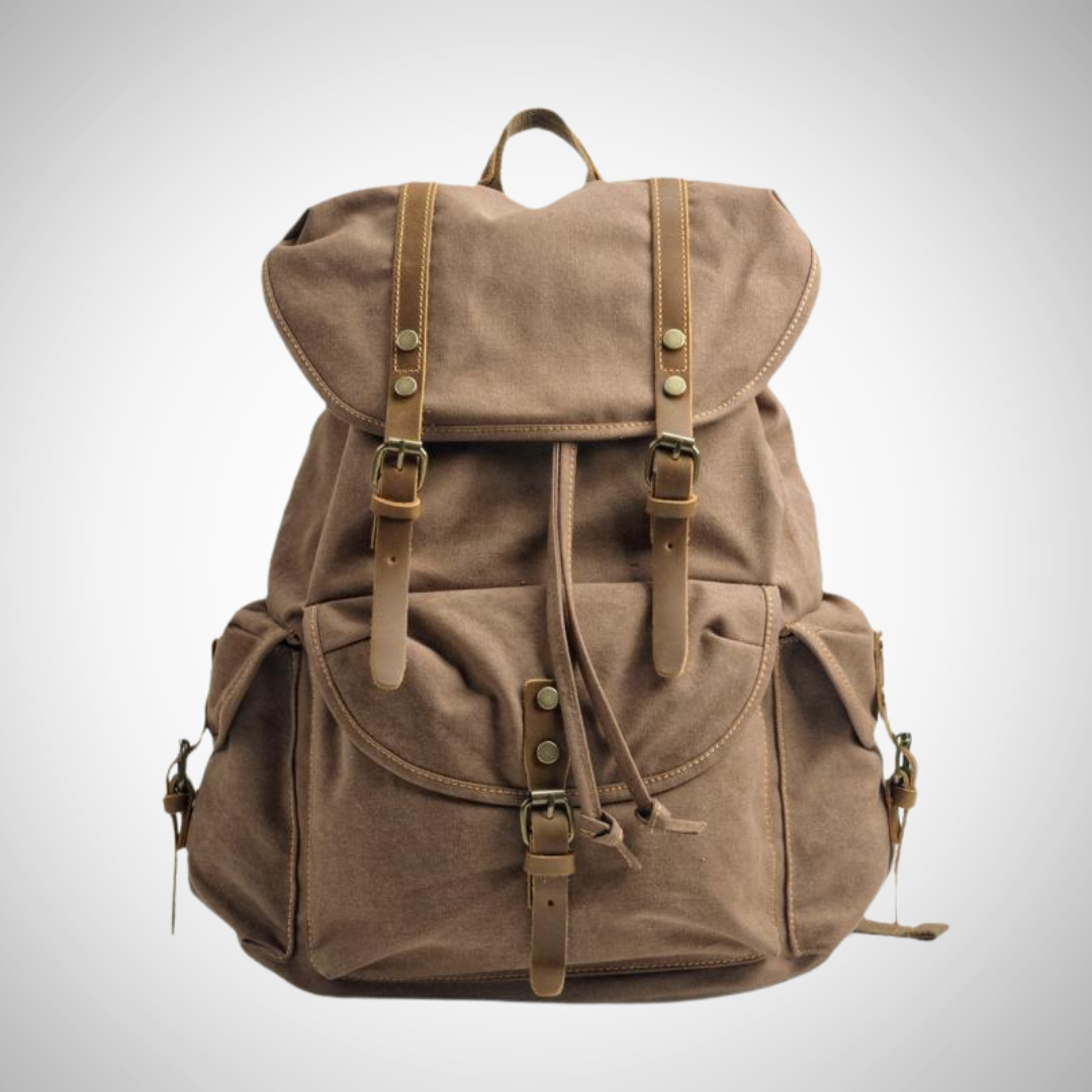 Izidor Retro Canvas Backpack for Men