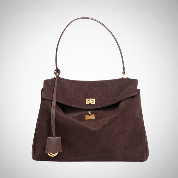 Karen Suede Shoulder Bag