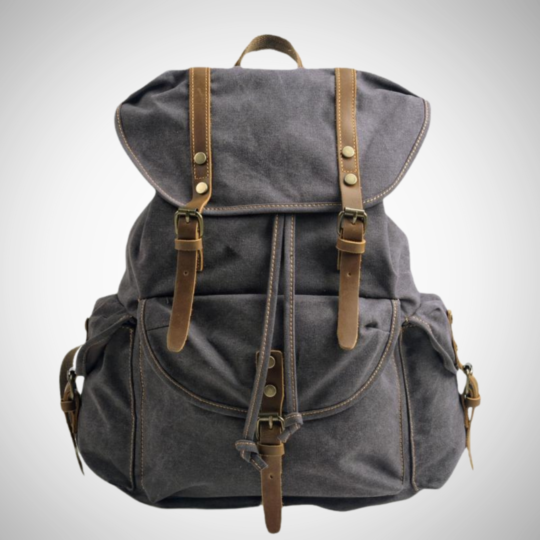 Izidor Retro Canvas Backpack for Men
