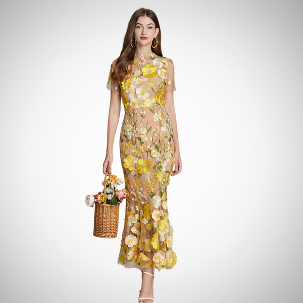 Lilith Floral Finesse Dress for Women