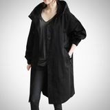 Nora Oversized Women's Waterproof Hooded Raincoat - Stylish, Lightweight, Breathable