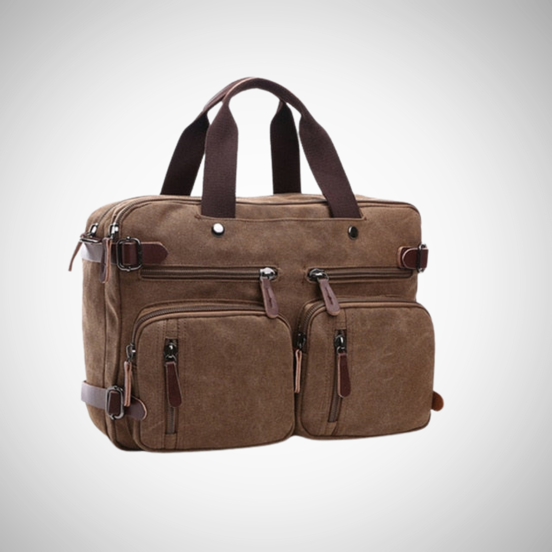 Isidro Casual Canvas Briefcase for Men