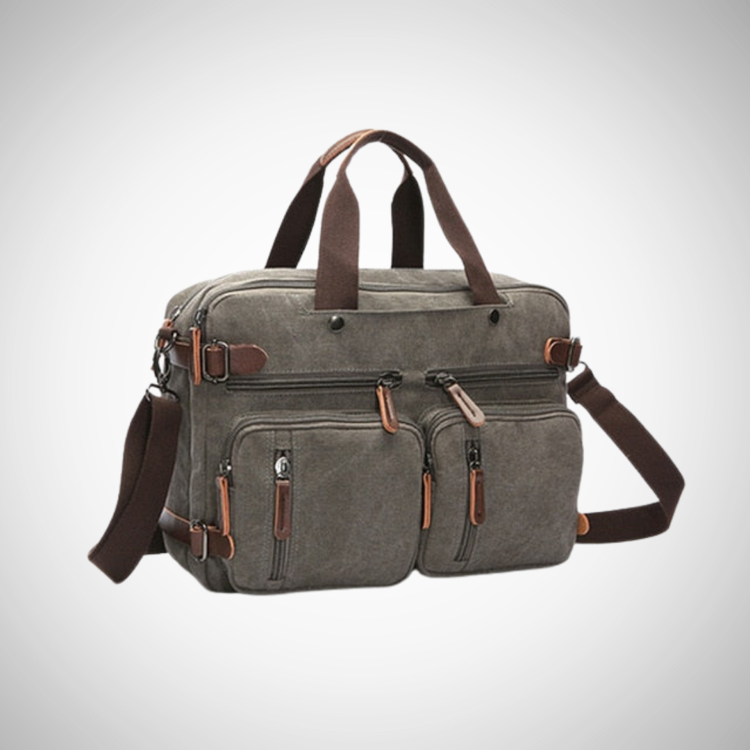 Isidro Casual Canvas Briefcase for Men