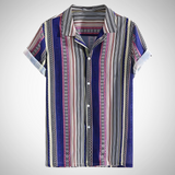 Bruno Men's Mosaic Indigo Shirt