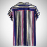 Bruno Men's Mosaic Indigo Shirt