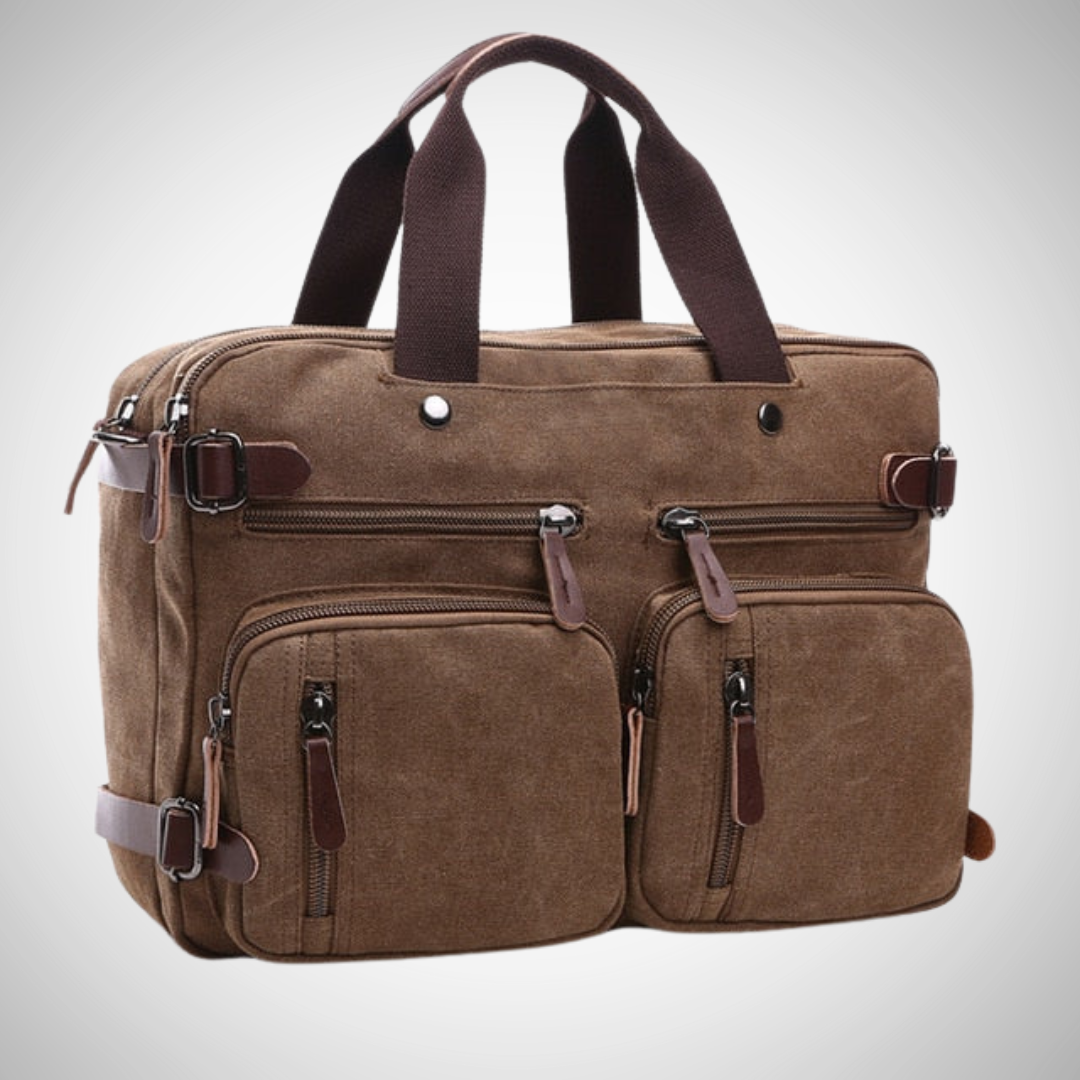 Isidro Casual Canvas Briefcase for Men