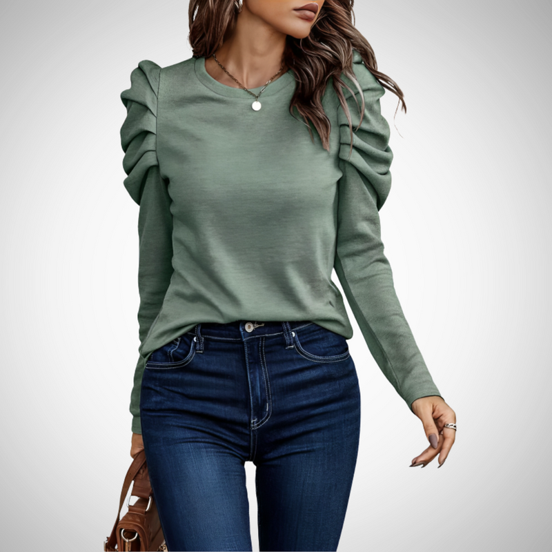 Emilia Puff Sleeve Pullover