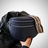 Jenela Double Zip Shoulder Bag