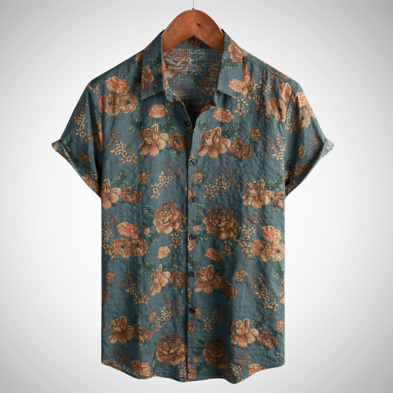 Herbert Vintage Floral Shirt for Men