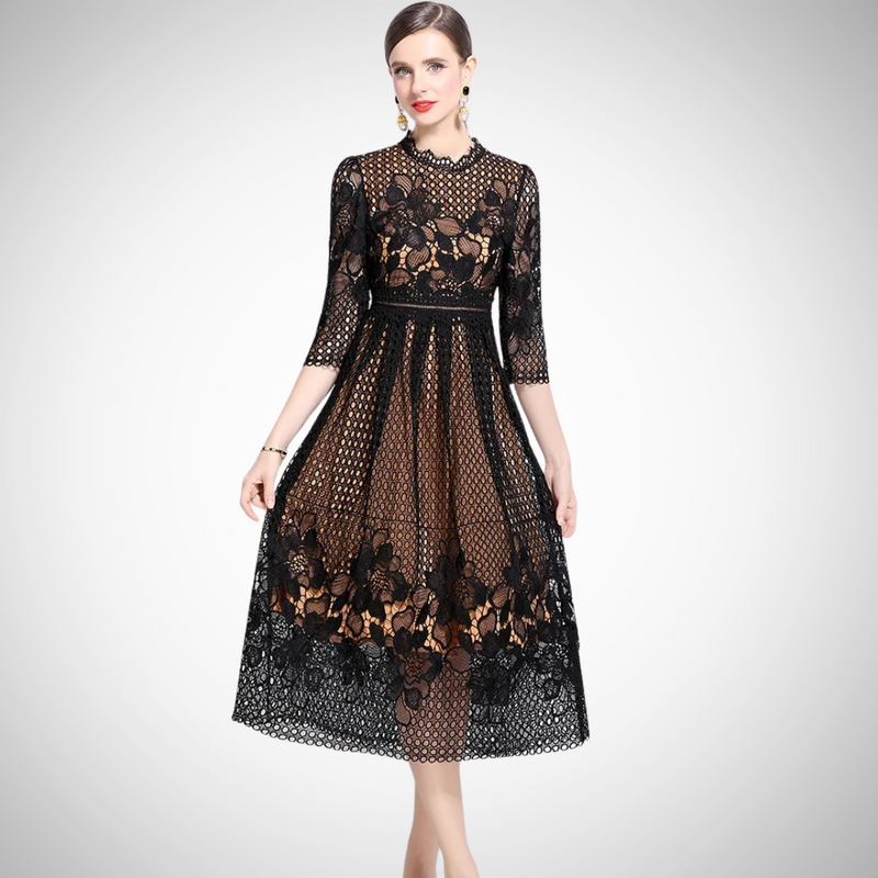 Fruzsina Luxe Lace Dress