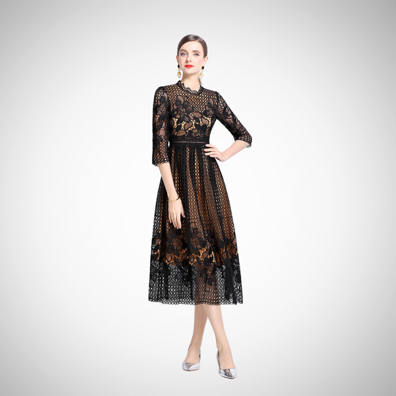 Fruzsina Luxe Lace Dress