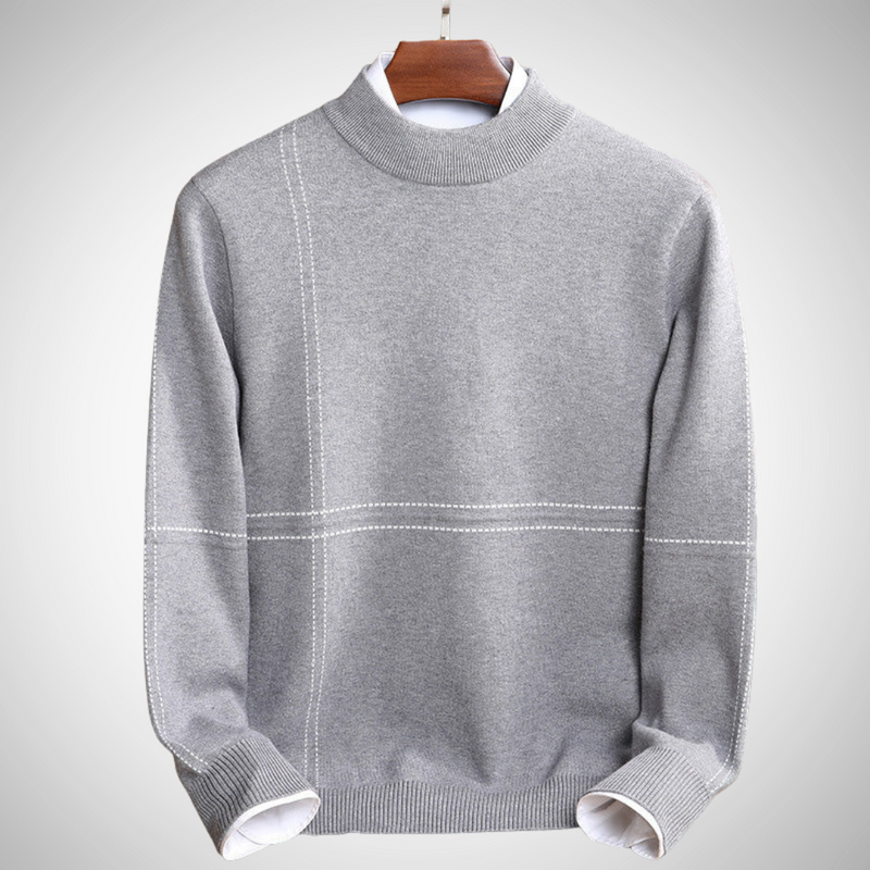 Neville Sleek Streaked Sweater for Men