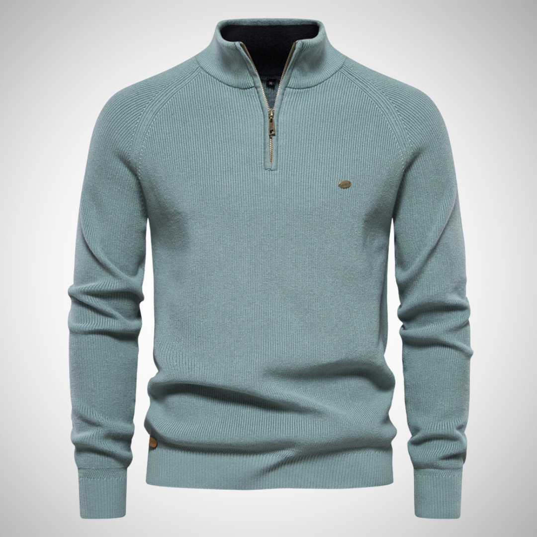 Kevin Stylish Half-Zip Sweater for Men