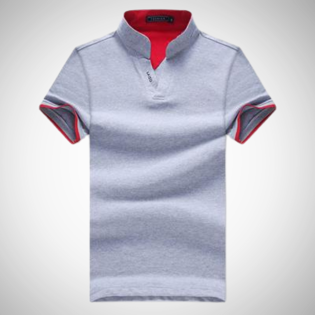 Polo d'été à manches courtes et col rabattu Cezar pour homme