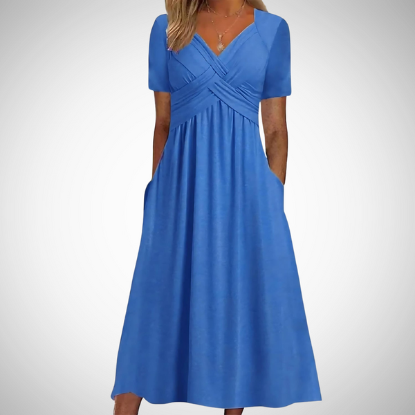 Stefania Elegant Midi Dress for Women
