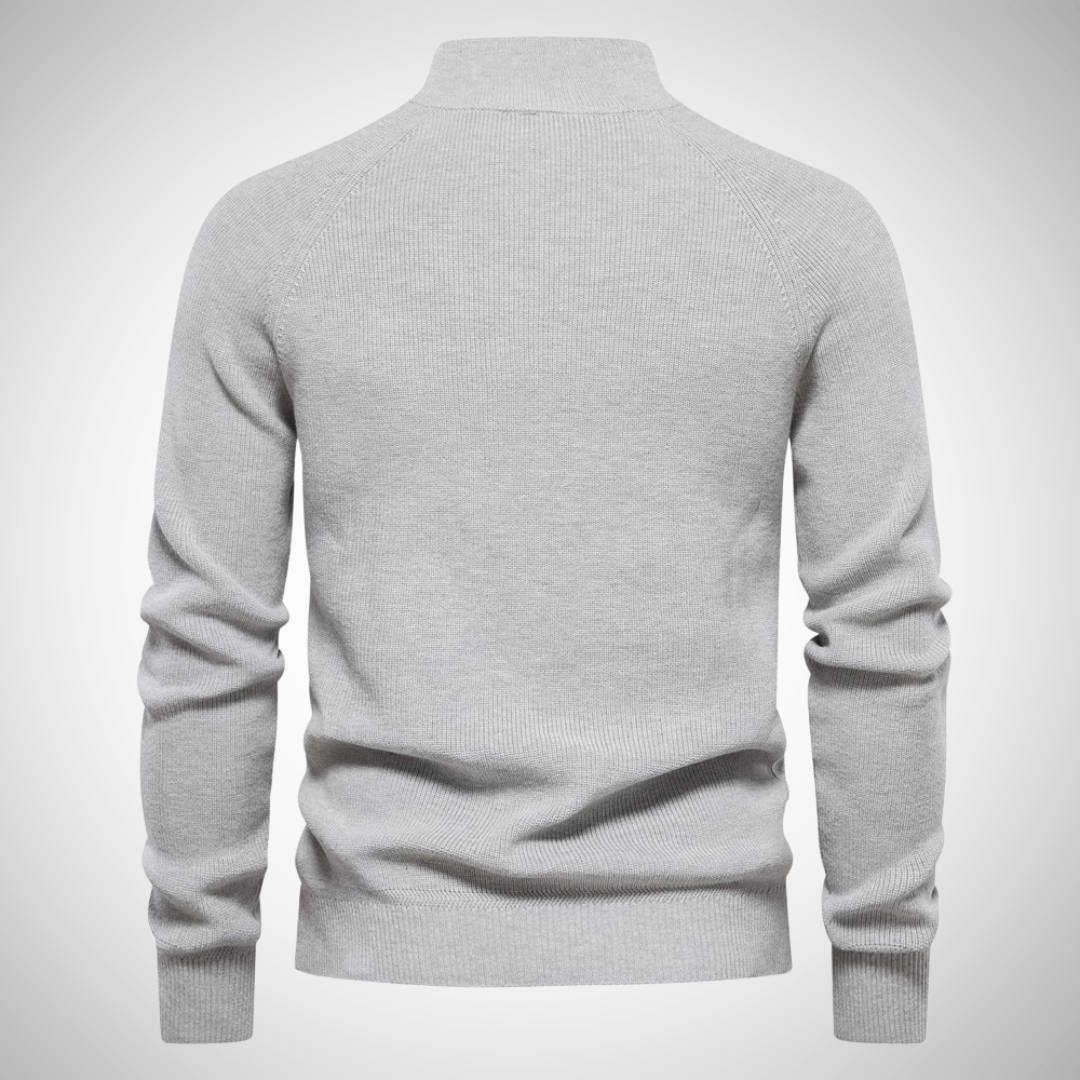 Kevin Stylish Half-Zip Sweater for Men