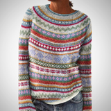 Ella Printed Long Sleeve Top