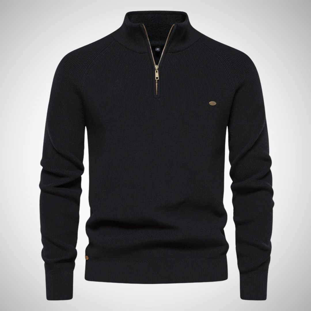 Kevin Stylish Half-Zip Sweater for Men
